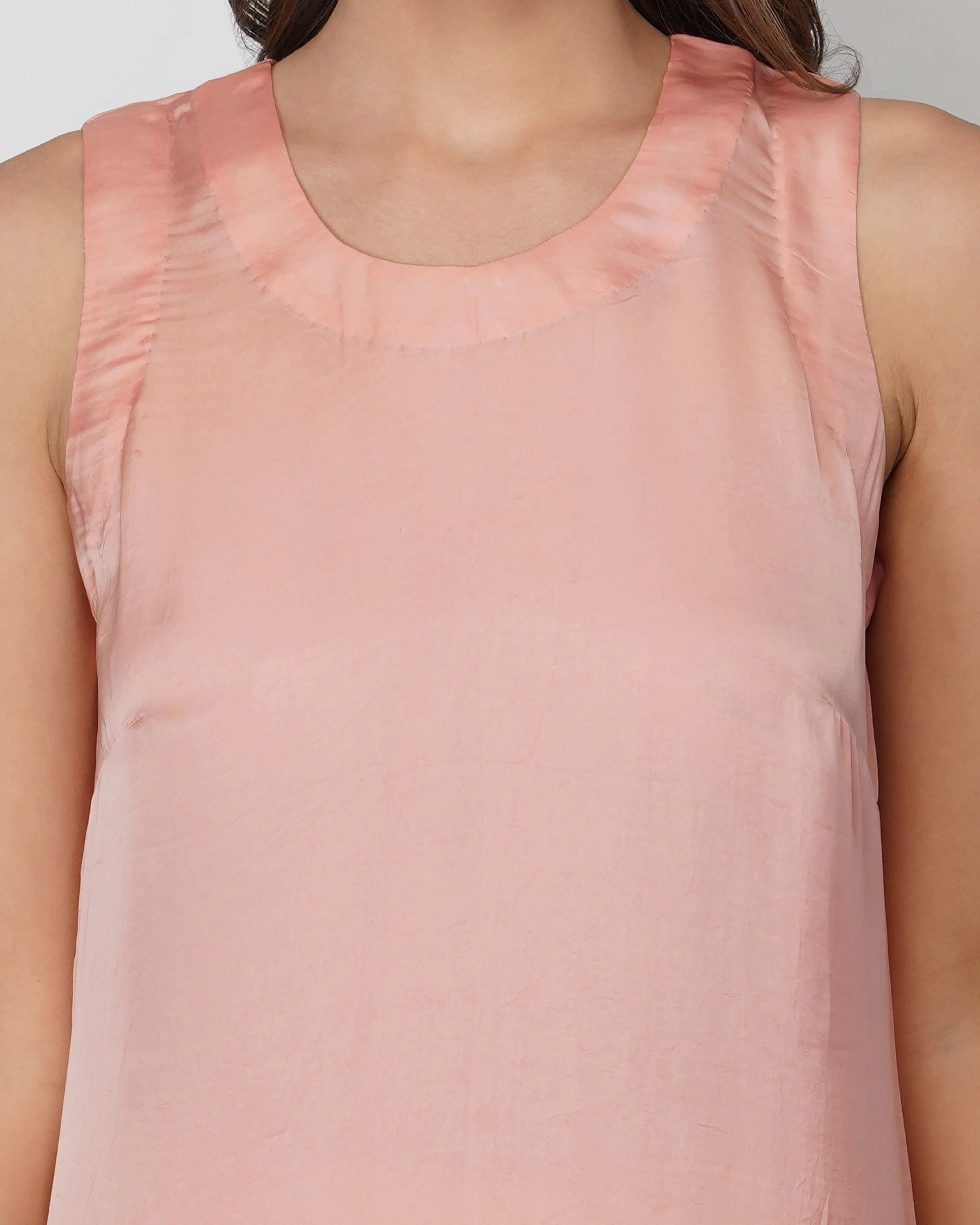 VEGAN SILK SLIP DRESS