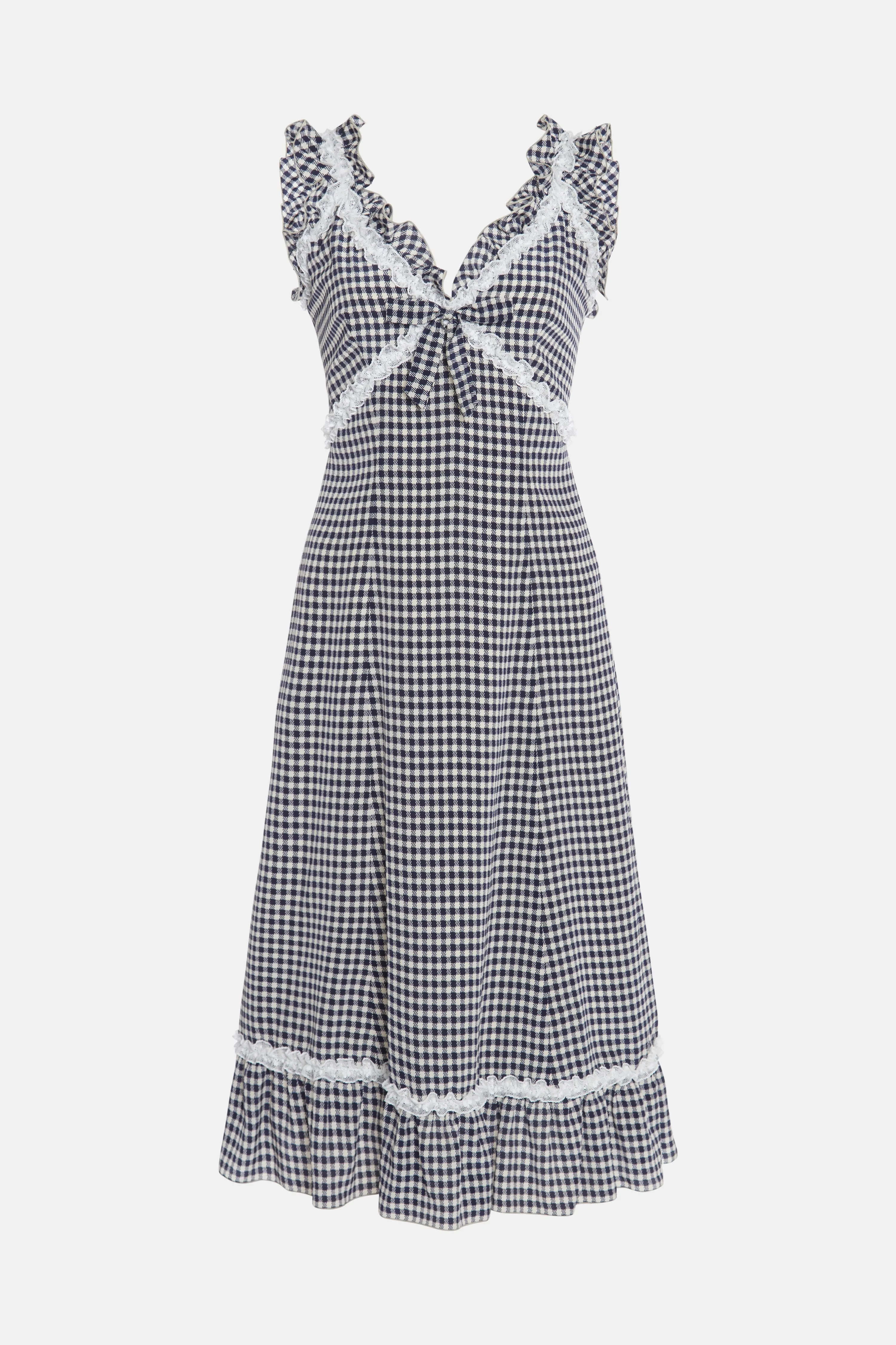 VICHY SLIP DRESS