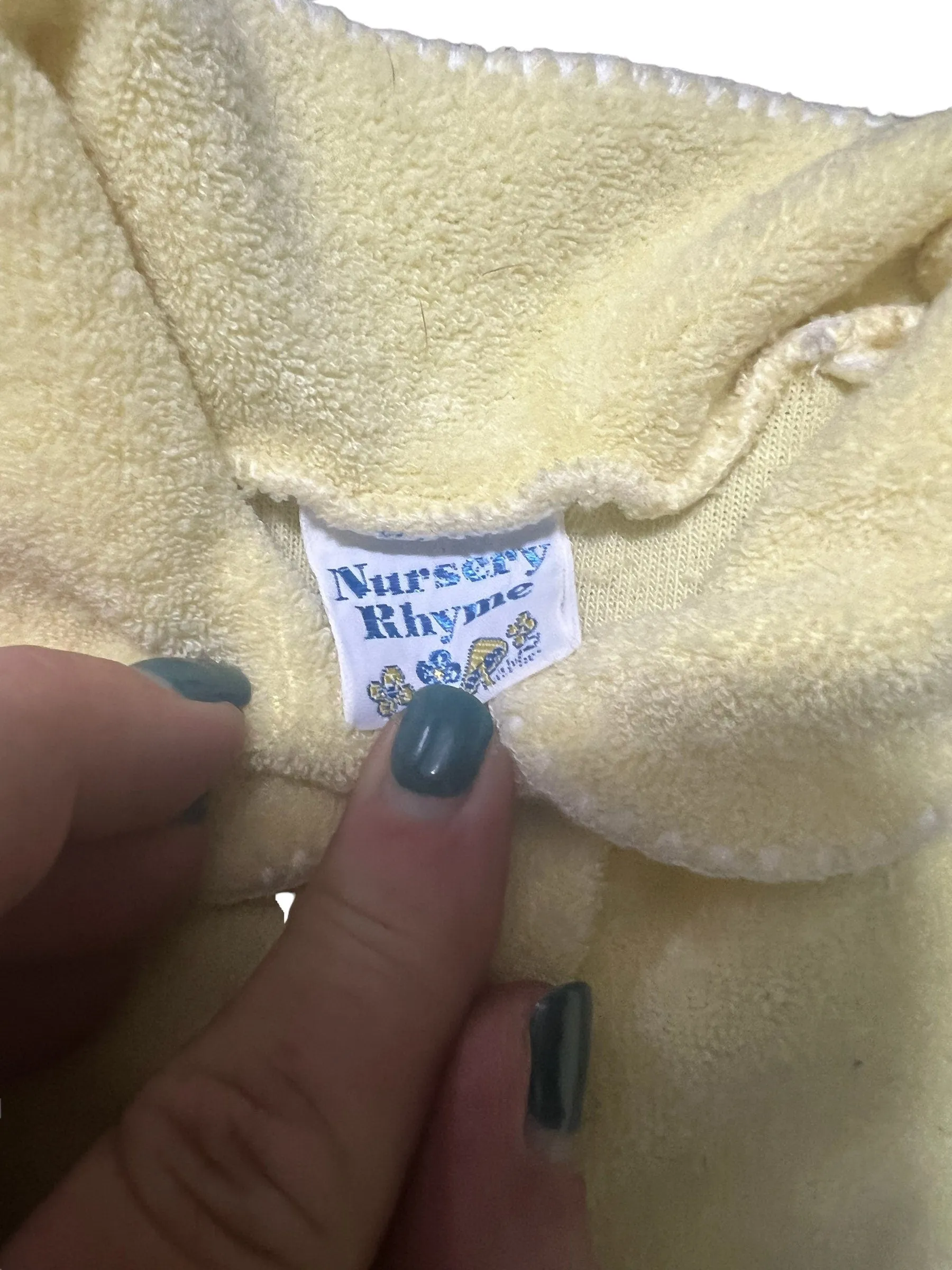 Vintage baby romper Nursery Rhymes