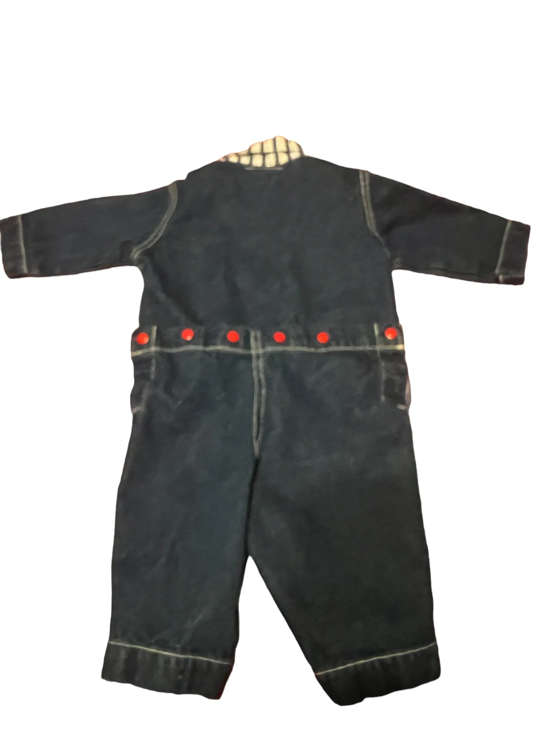 Vintage Baby Togs blue jean romper 3-6 Month