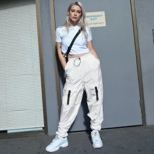 Women's Casual Loose Scratched Joggers With Pockets