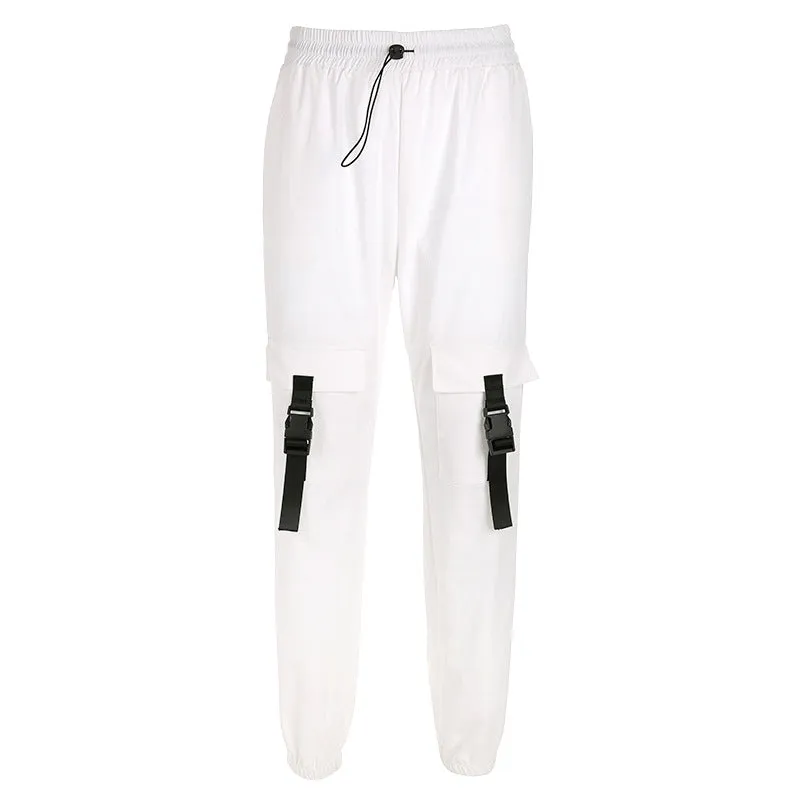 Women's Casual Loose Scratched Joggers With Pockets