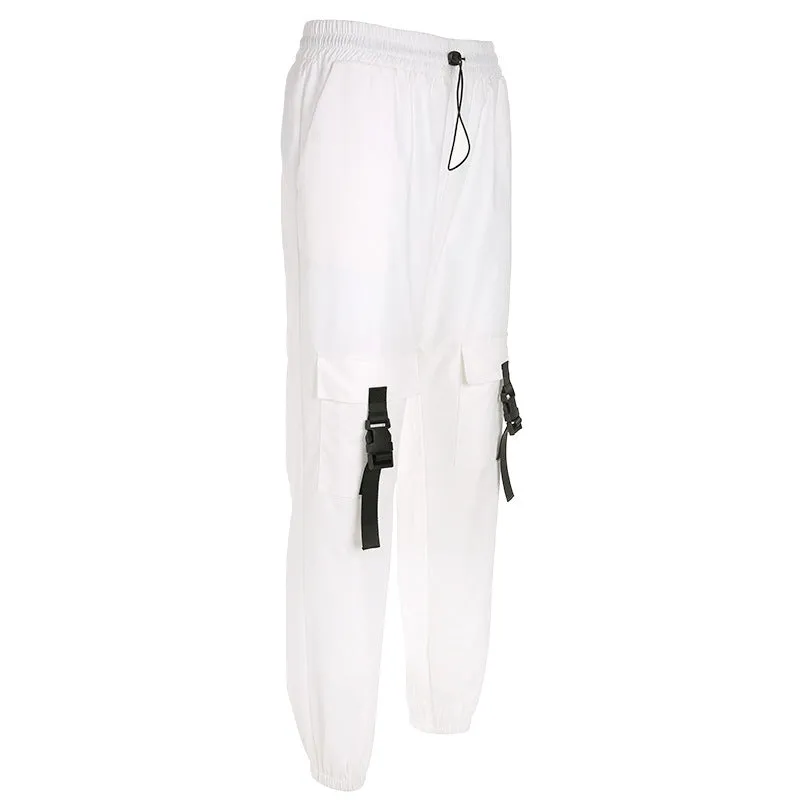 Women's Casual Loose Scratched Joggers With Pockets