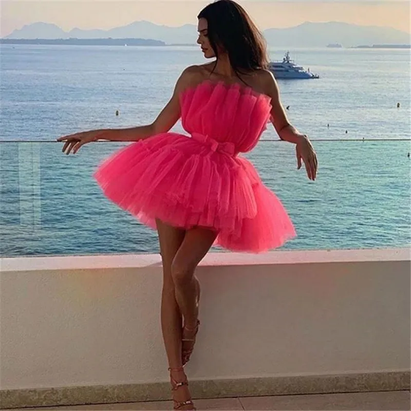 Women's Summer A-Line Mesh Sleeveless Dress